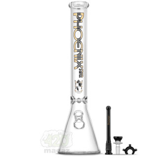 Класичний бікер бонг з потовщеними міцними стінками, 45 см