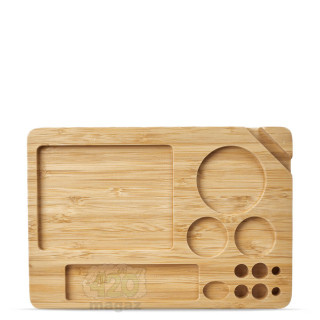 Дерев'яна таця-органайзер для самокруток, 228x157 мм