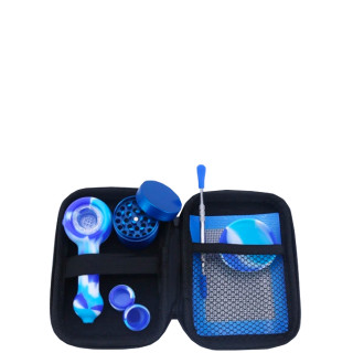 Набір кольорова трубка з гріндером синя